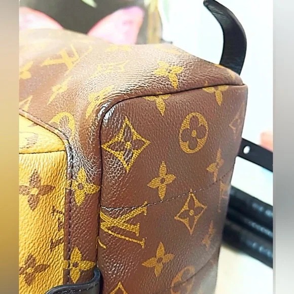 Louis Vuitton RETAIL $1,850 Brown Tan Monogram Backpack-Include the LV Box-dusty - Picture 12 of 15